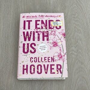 It Ends With Us by Colleen Hoover - Pink Hardcover